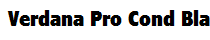 Verdana Pro Cond Black